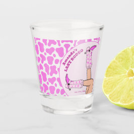 Letztes Rodeo Pink Cowgirl Brautparty Party Schnapsglas