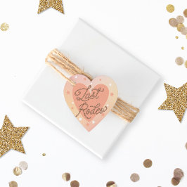 Letztes Rodeo Retro Western Sweet Heart Brautparty Geschenkanhänger