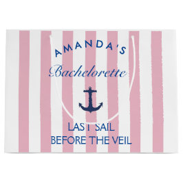 Letztes Segel vor dem Schleier Bachelorette Gesche Große Geschenktüte