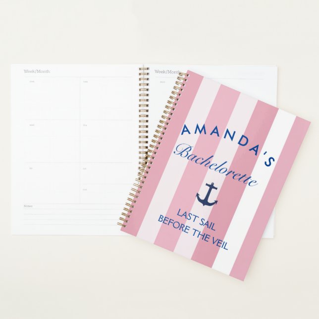 Letztes Segel vor dem Schleier | Bachelorette Plan Planer (Anzeige)