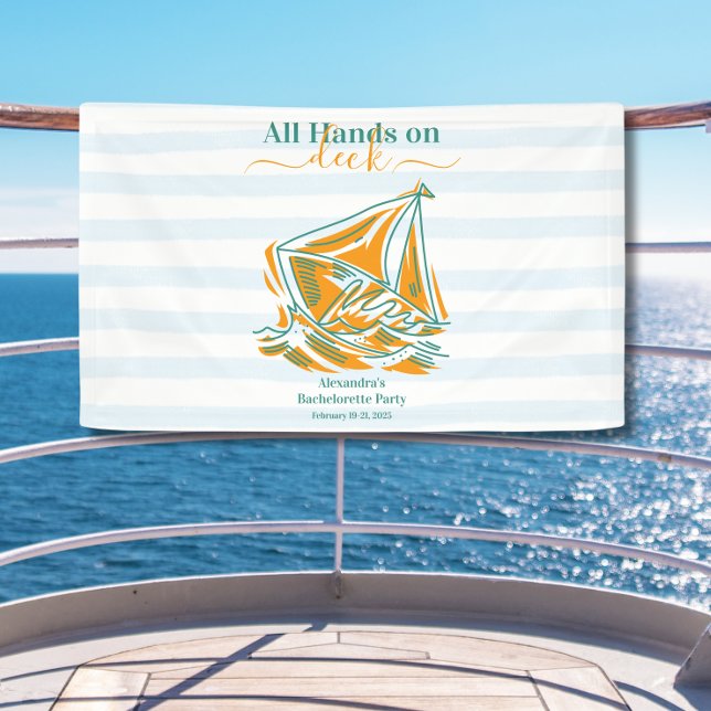 Letztes Segel vor dem Schleier-Junggeselinnen-Absc Banner (Von Creator hochgeladen)