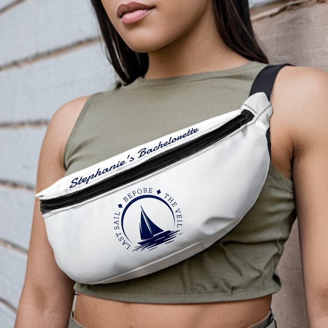 Letztes Segel vor dem Schleier-Junggeselinnen-Absc Bauchtasche (Von Creator hochgeladen)