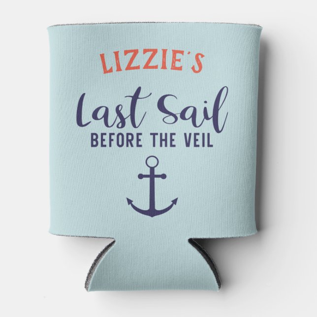 Letztes Segel vor dem Schleier Nautical Bacheloret Dosenkühler (Vorderseite)