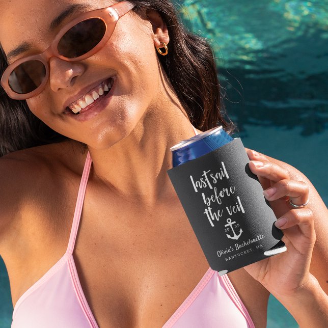 Letztes Segel vor dem Veil Boat Junggeselinnen-Abs Dosenkühler (Von Creator hochgeladen)