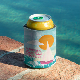 Letztes Segel vor dem Veil Sailboat Bachelorette Dosenkühler