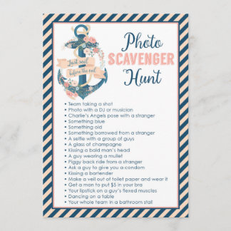 Letztes Segel vor der Scavenger-Jagd Einladung