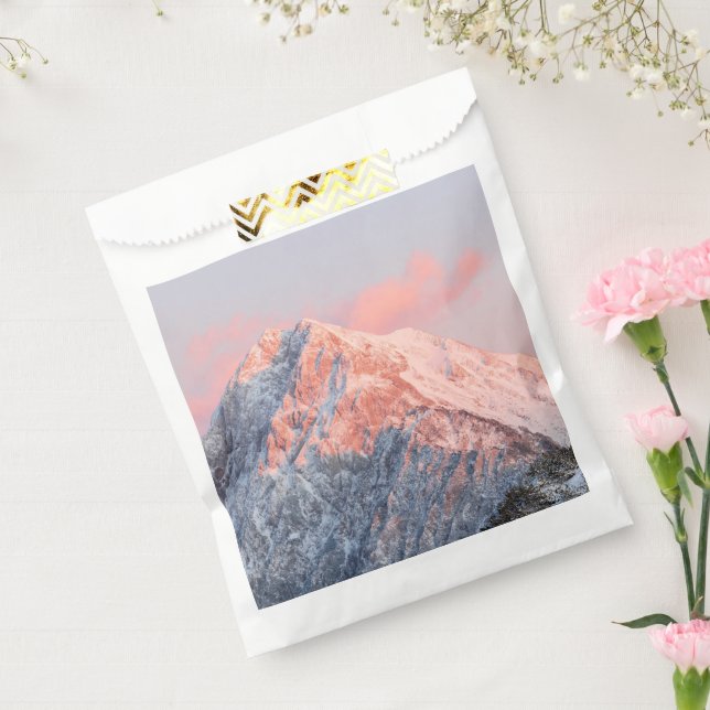 Letztes Sonnenlicht auf dem Berg Storžič, Slowenie Geschenktütchen (Versiegelt)