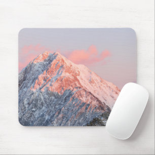 Letztes Sonnenlicht auf dem Berg Storžič, Slowenie Mousepad