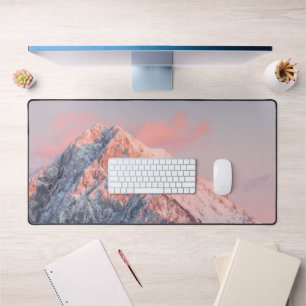 Letztes Sonnenlicht auf dem Berg Storžič, Slowenie Schreibtischunterlage
