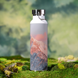 Letztes Sonnenlicht auf dem Berg Storžič, Slowenie Trinkflasche