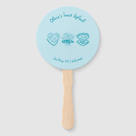 Letztes Splash-Junggeselinnen-Abschied-Dekor-Foto Fächer