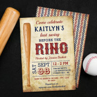 Letztes Swing vor dem Ring! Baseball-Brautparty