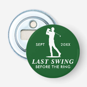 Letztes Swing vor dem Ring Golf Bachelor Flaschenöffner