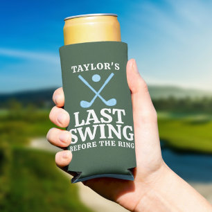 Letztes Swing vor dem Ring Golf Bachelor Selters Dosenkühler