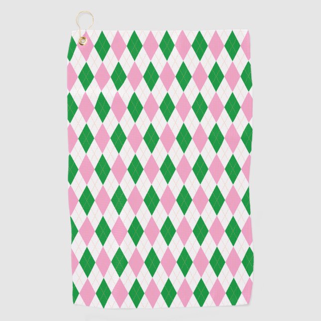 Letztes Swing vor dem Ring Golf Junggeselinnen-Abs Golfhandtuch (Vorderseite)