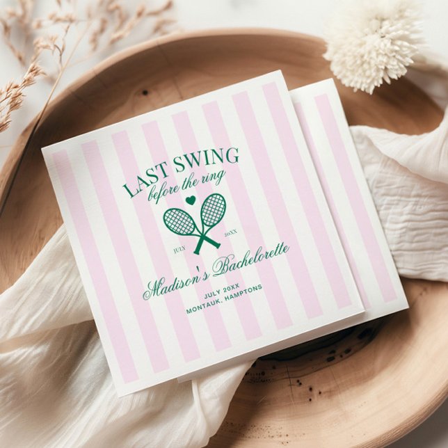 Letztes Swing vor dem Ring Retro Tennis Bach Serviette (Von Creator hochgeladen)