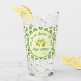 Letztes Swing vor dem Ring Sage & Cream Pickleball Glas