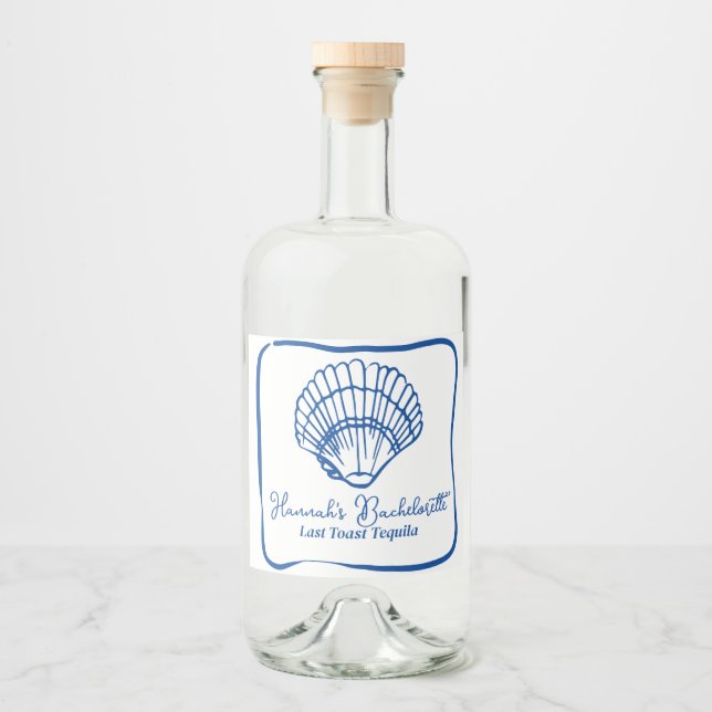 Letztes Toast Drink Label Alkoholflaschenetikett (Vorderseite)