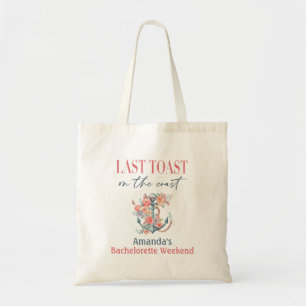 Letztes Toast Küsten-Junggesellinnenabschied-Weeke Tragetasche