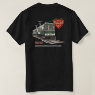 Letztes Trolley 70. Jubiläum - Bild auf der Rückse T-Shirt