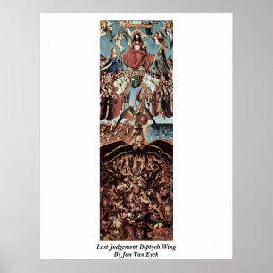Letztes Urteil Diptych Wing von Jan Van Eyck Poster