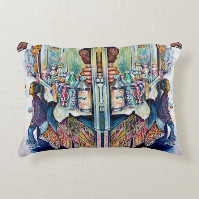 Letztlich produziert Hoffnung Dekokissen (Vorderseite)