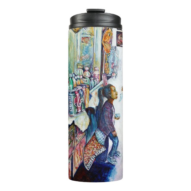 Letztlich produziert Hoffnung Thermosbecher (Vorderseite)