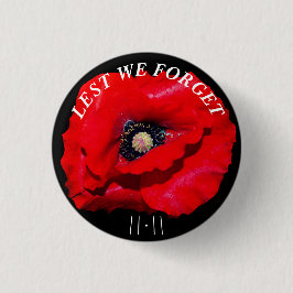 LETZTLICH VERGESSEN WIR POPPY NOVEMBER 11. BUTTON