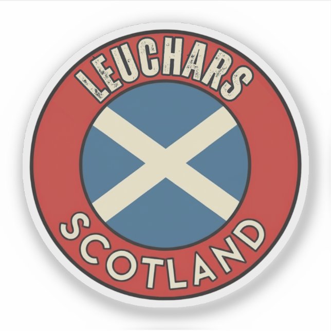 Leuchars, Schottland Aufkleber (Vorderseite)