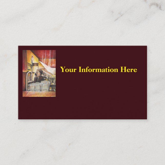 Leuchtäquivalent für leidenschaftliche Emotionen Visitenkarte (Vorderseite)