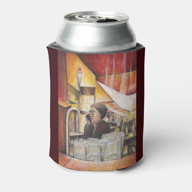 Leuchtäquivalent von leidenschaftlichen Emotionen Dosenkühler (Kanne Rückseite)