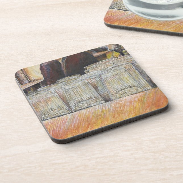 Leuchtäquivalent von leidenschaftlichen Emotionen Getränkeuntersetzer (Linke Seite)