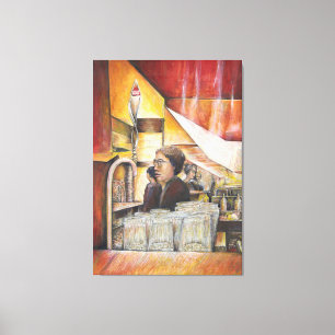 Leuchtäquivalent von leidenschaftlichen Emotionen Leinwanddruck