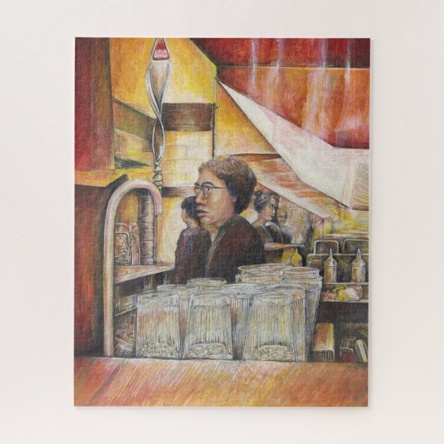 Leuchtäquivalent von leidenschaftlichen Emotionen Puzzle (Vertikal)