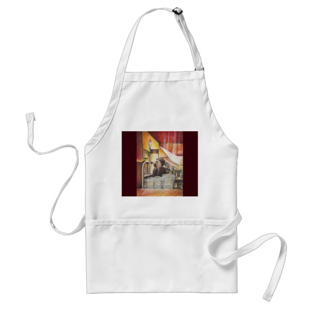 Leuchtäquivalent von leidenschaftlichen Emotionen Schürze (Vorne)