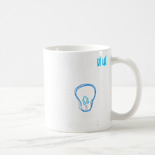 Leuchte Blau Autismus-Bewusstsein Birne Niedlich A Kaffeetasse