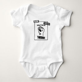 Leuchte durch die Dunkelheit Baby Strampler