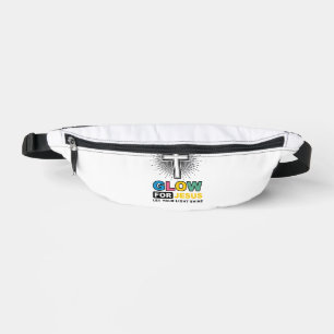Leuchte für Jesus Christliches Kreuz Licht-Shirt-D Bauchtasche