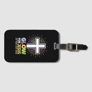 Leuchte für Jesus Christliches Kreuz T-Shirt Jesus Gepäckanhänger