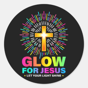 Leuchte für Jesus Lass dein Licht strahlen Vbs 202 Runder Aufkleber