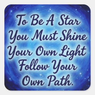 LeuchteDeinLicht Quadratischer Aufkleber