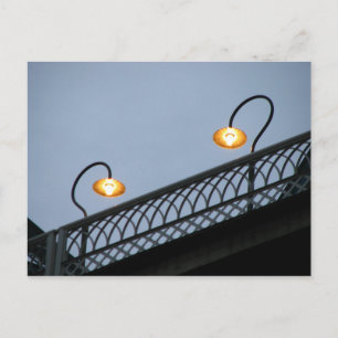 Leuchten an der Walnut Street Bridge Postkarte