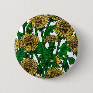 Leuchten auf Weiß Button
