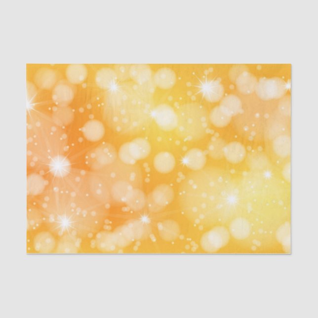Leuchten aus gelbem Gewebe Seidenpapier (Vorderseite)