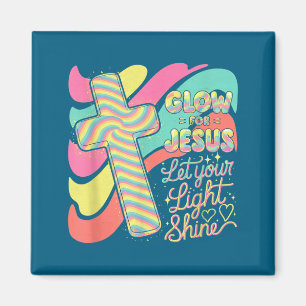 Leuchten für Jesus Christlicher Glaube Löwe Gott C Magnet