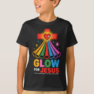 Leuchten für Jesus Christlicher Glaube T-Shirt