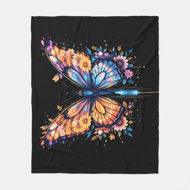 Leuchtend blühend fleecedecke (Vorderseite)