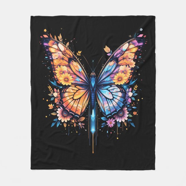 Leuchtend blühend fleecedecke (Vorderseite)