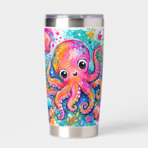 LEUCHTEND BUNTES GLÜCKLICHES OKTOPUS