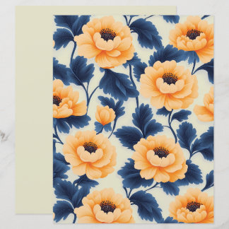 Leuchtend Gelbe Pfingstrosen-Blumen Scrapbook-Papi